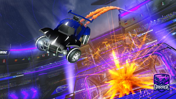 A Rocket League car design from Vegethenks