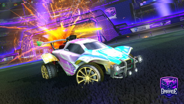 A Rocket League car design from Vincentp07