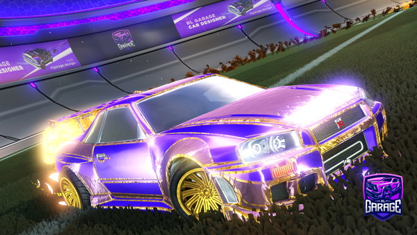 A Rocket League car design from FrancyGamer