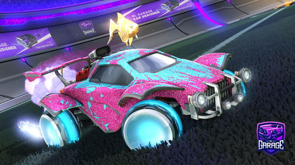 A Rocket League car design from MoistBrownie