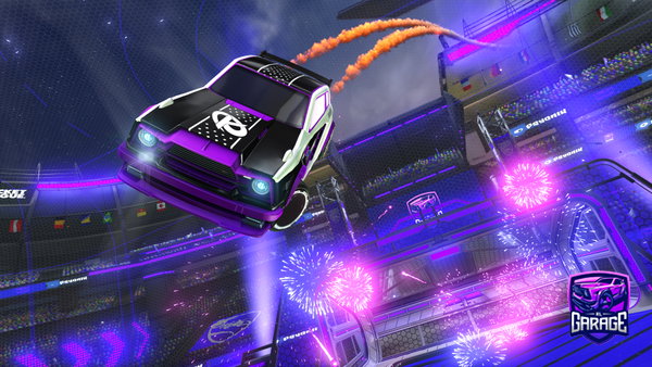 A Rocket League car design from hyogz