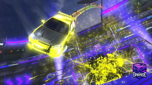 A Rocket League car design from xXEzbukets