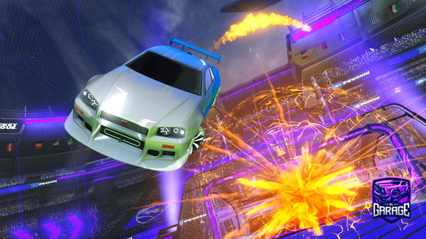 A Rocket League car design from Dawiiy