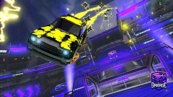 A Rocket League car design from giovvlgm