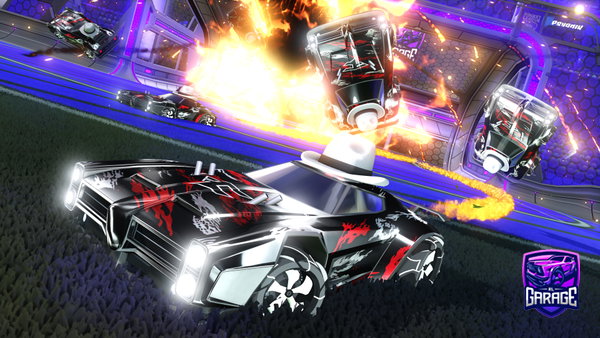 A Rocket League car design from TINGER