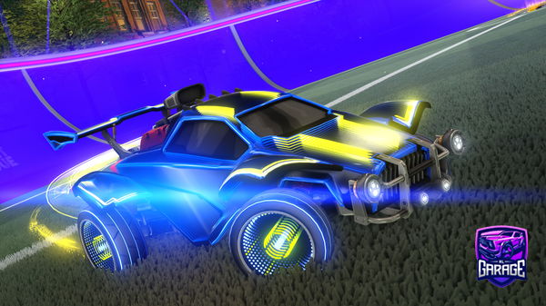 A Rocket League car design from Millapede