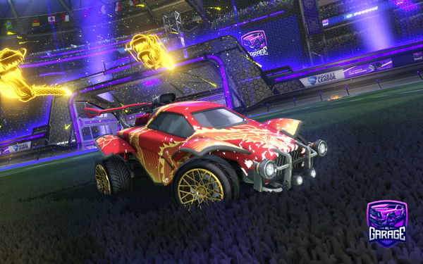 A Rocket League car design from AstroJade