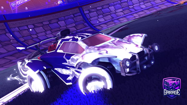 A Rocket League car design from LAXETR99