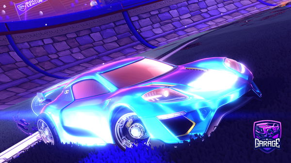 A Rocket League car design from z_rex11