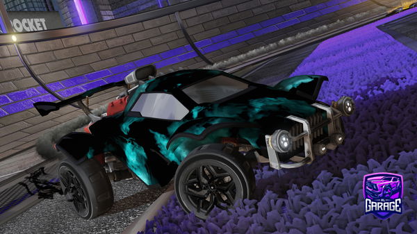 A Rocket League car design from DARKSAMURAI09