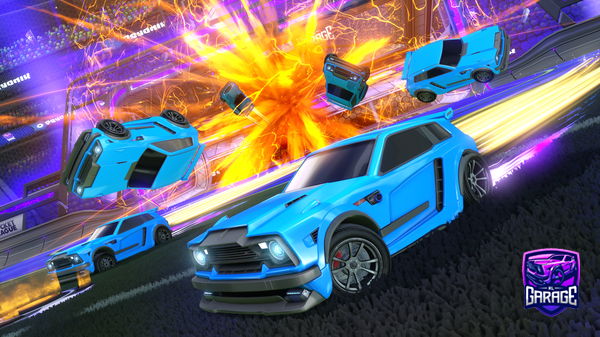 A Rocket League car design from hsbsvsbb