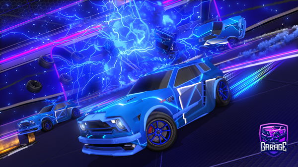 A Rocket League car design from CHIBIXofficial