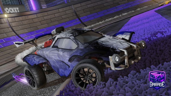 A Rocket League car design from Skullylord