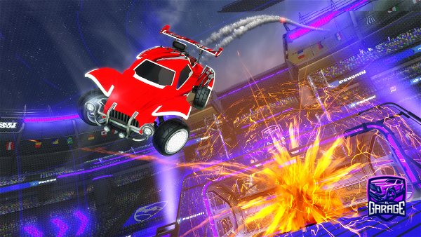 A Rocket League car design from AyooGalxy