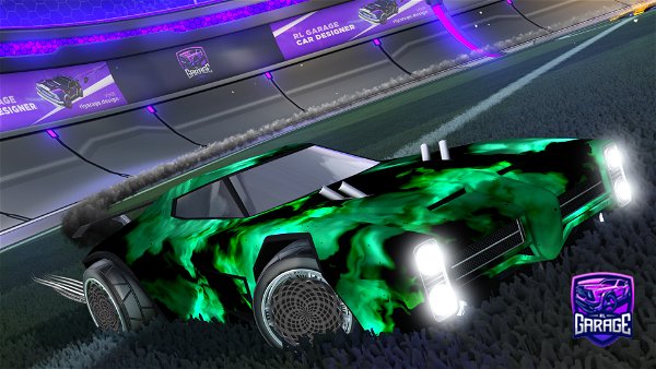 A Rocket League car design from comama