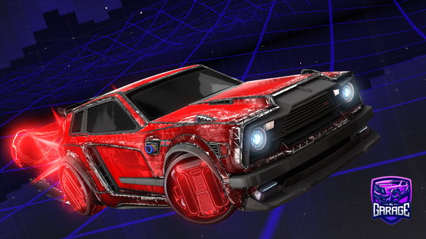 A Rocket League car design from -Goose-