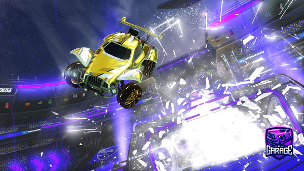 A Rocket League car design from IllusionFTW