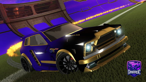 A Rocket League car design from Tropiica1