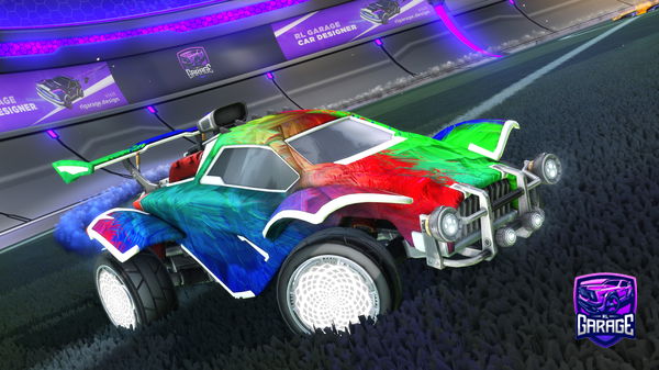 A Rocket League car design from Isksieiifgifj