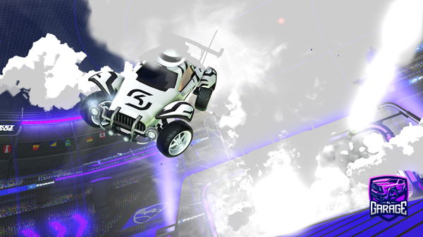 A Rocket League car design from areufastxd