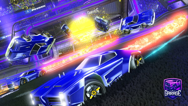 A Rocket League car design from GALACTACAT