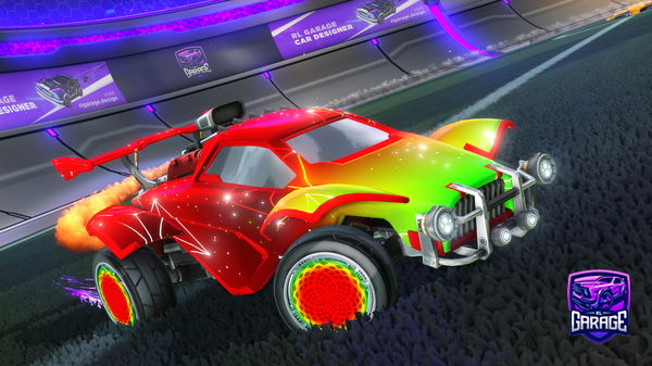 A Rocket League car design from Mike239054