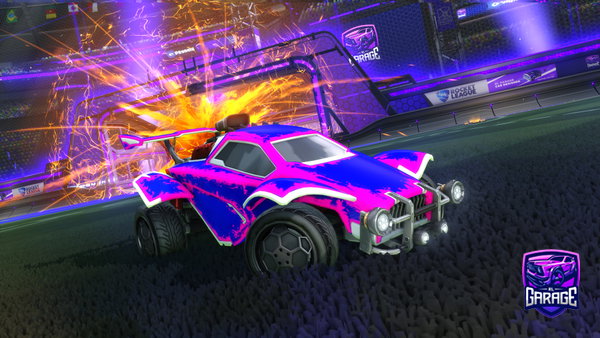 A Rocket League car design from Flammable831
