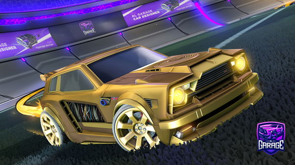 A Rocket League car design from DartAce91