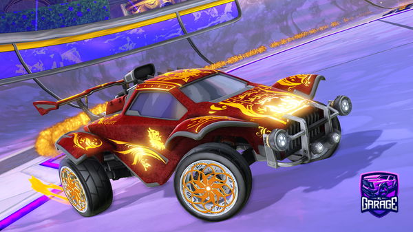 A Rocket League car design from HamdanAhmed06