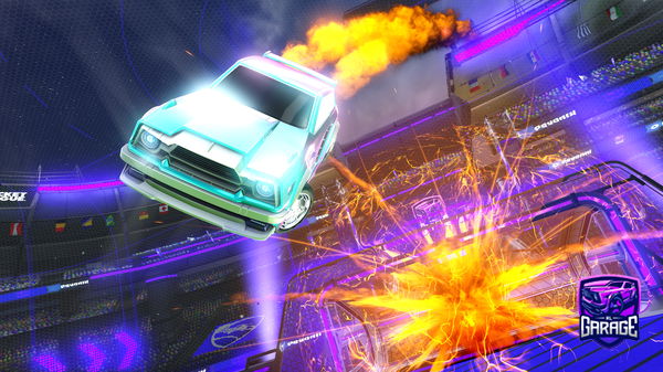 A Rocket League car design from RawCkeT1