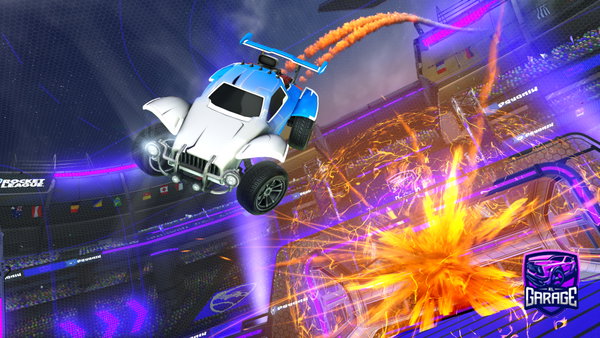 A Rocket League car design from IND93
