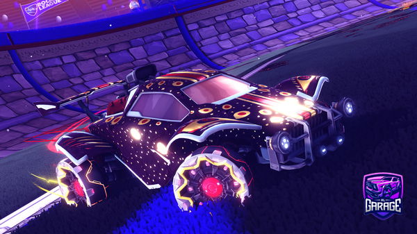 A Rocket League car design from -Goose-