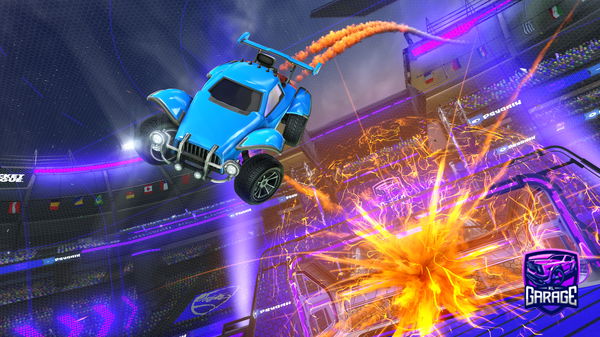 A Rocket League car design from ASDkii99