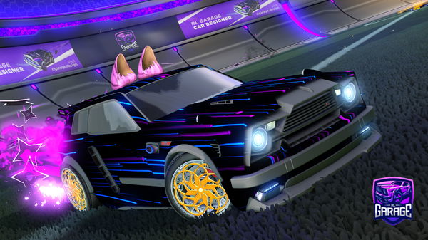 A Rocket League car design from YtTimberedElf132