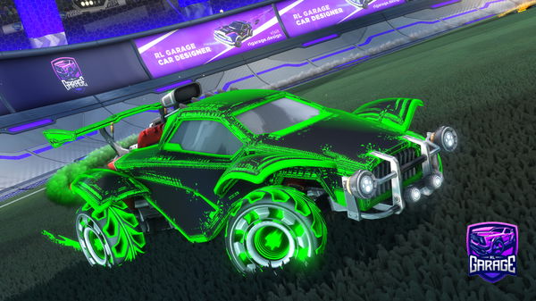 A Rocket League car design from Froggy19