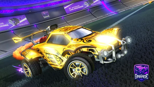 A Rocket League car design from Flerp720