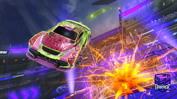 A Rocket League car design from G2186