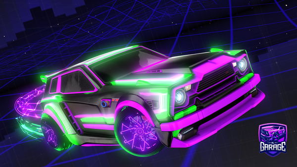 A Rocket League car design from squeak1234