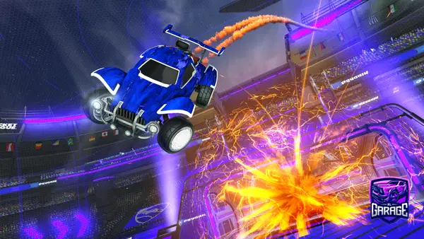 A Rocket League car design from Ironblast