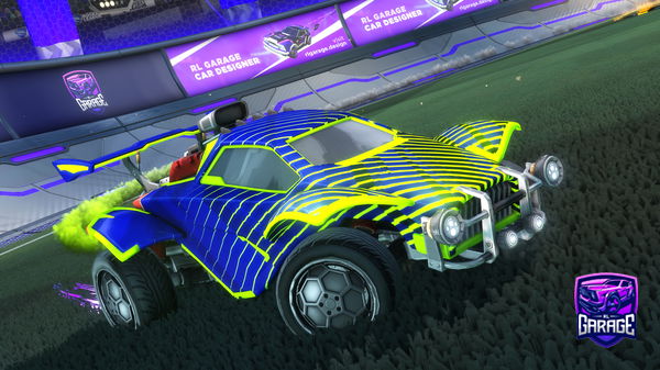 A Rocket League car design from G04T-TR4DE