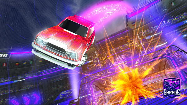 A Rocket League car design from EliteFox190