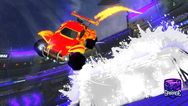 A Rocket League car design from BurtQWERT