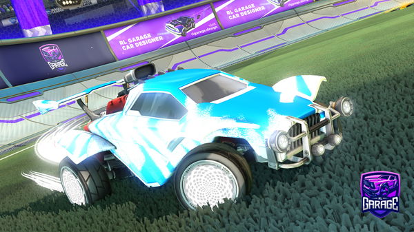 A Rocket League car design from thetinykid6