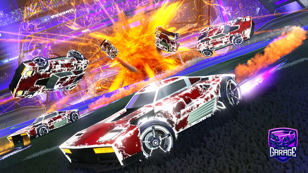 A Rocket League car design from mrferro