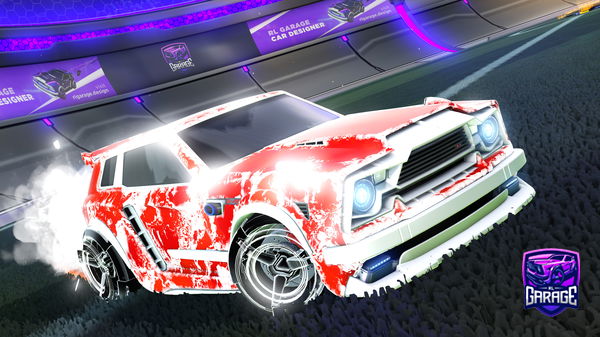 A Rocket League car design from JuicyPringles