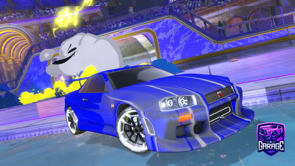 A Rocket League car design from mcfcjake