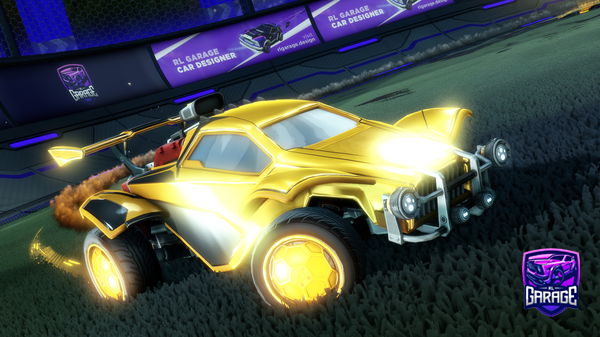 A Rocket League car design from CakeMaster713
