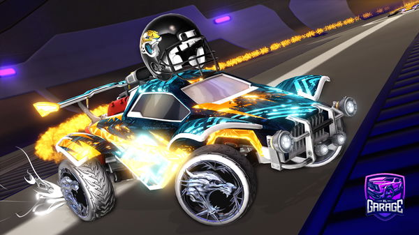 A Rocket League car design from abspielen