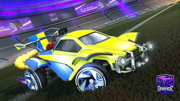 A Rocket League car design from Huvz