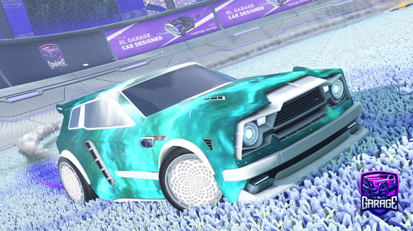 A Rocket League car design from Blizzarius
